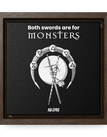 The Witcher - Swords - Framed Canvas