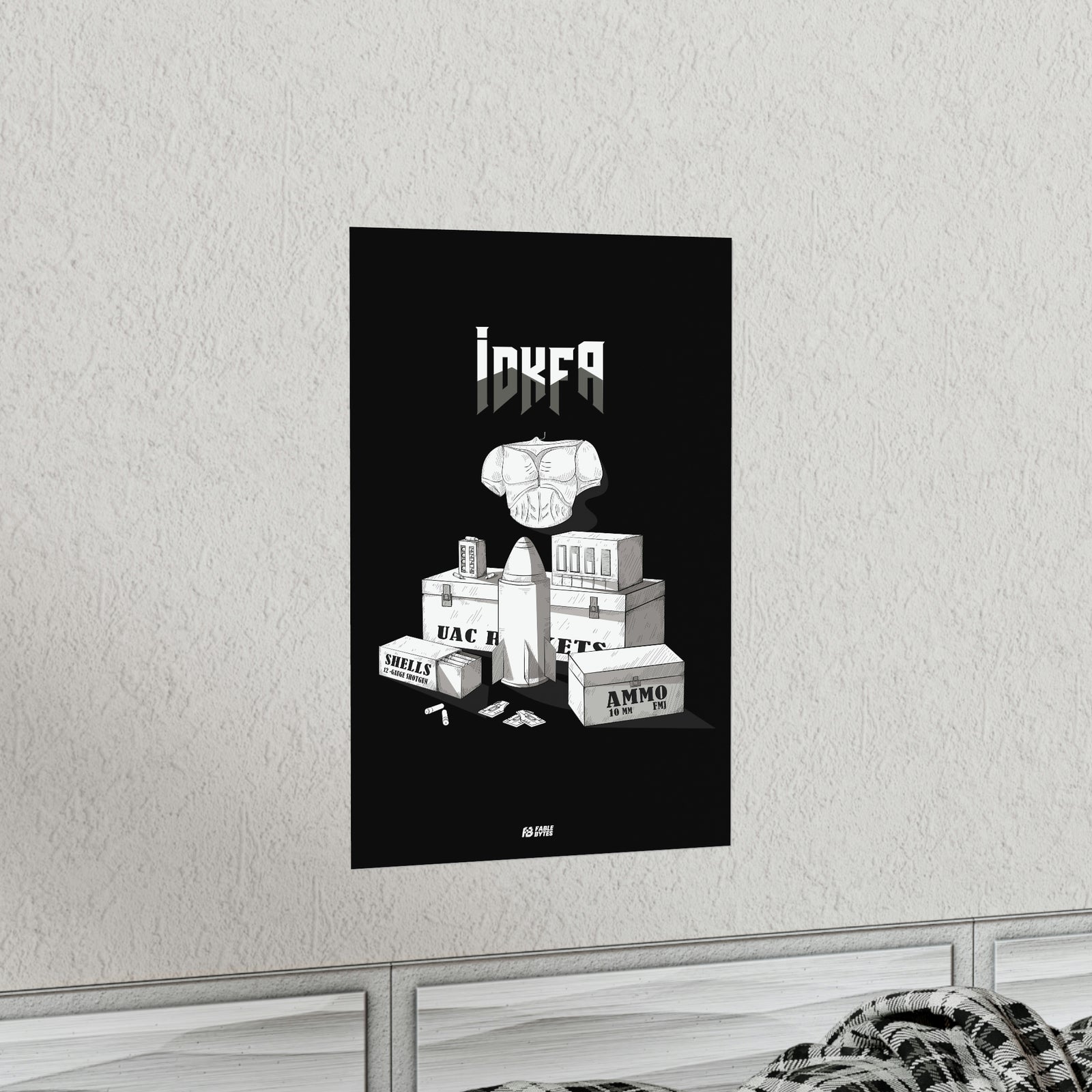 Doom - IDKFA - Matte Posters