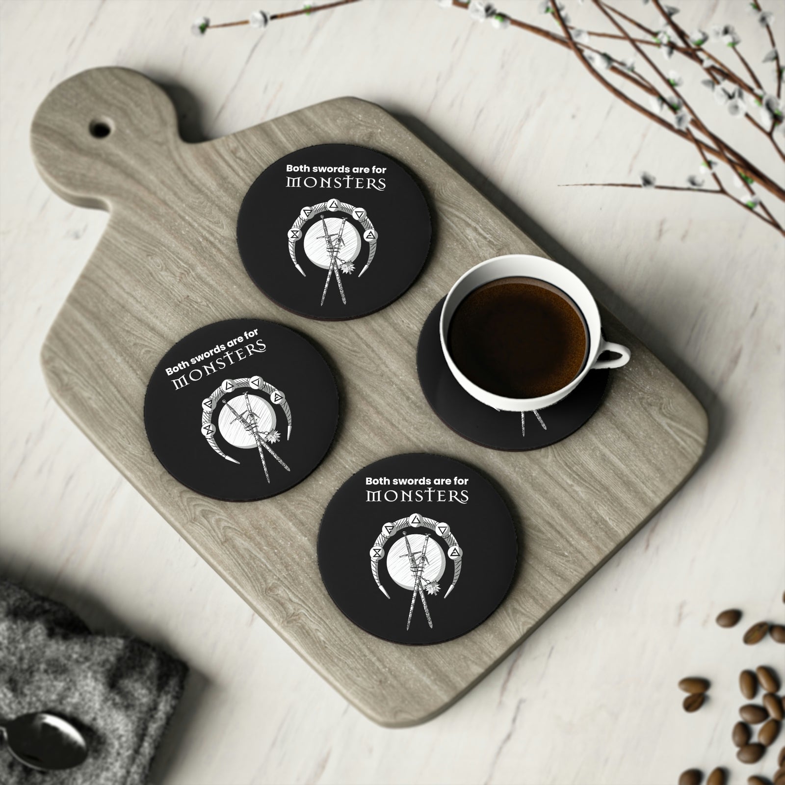 The Witcher - Swords - Coasters