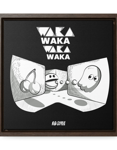 PacMan - WakaWaka - Framed Canvas