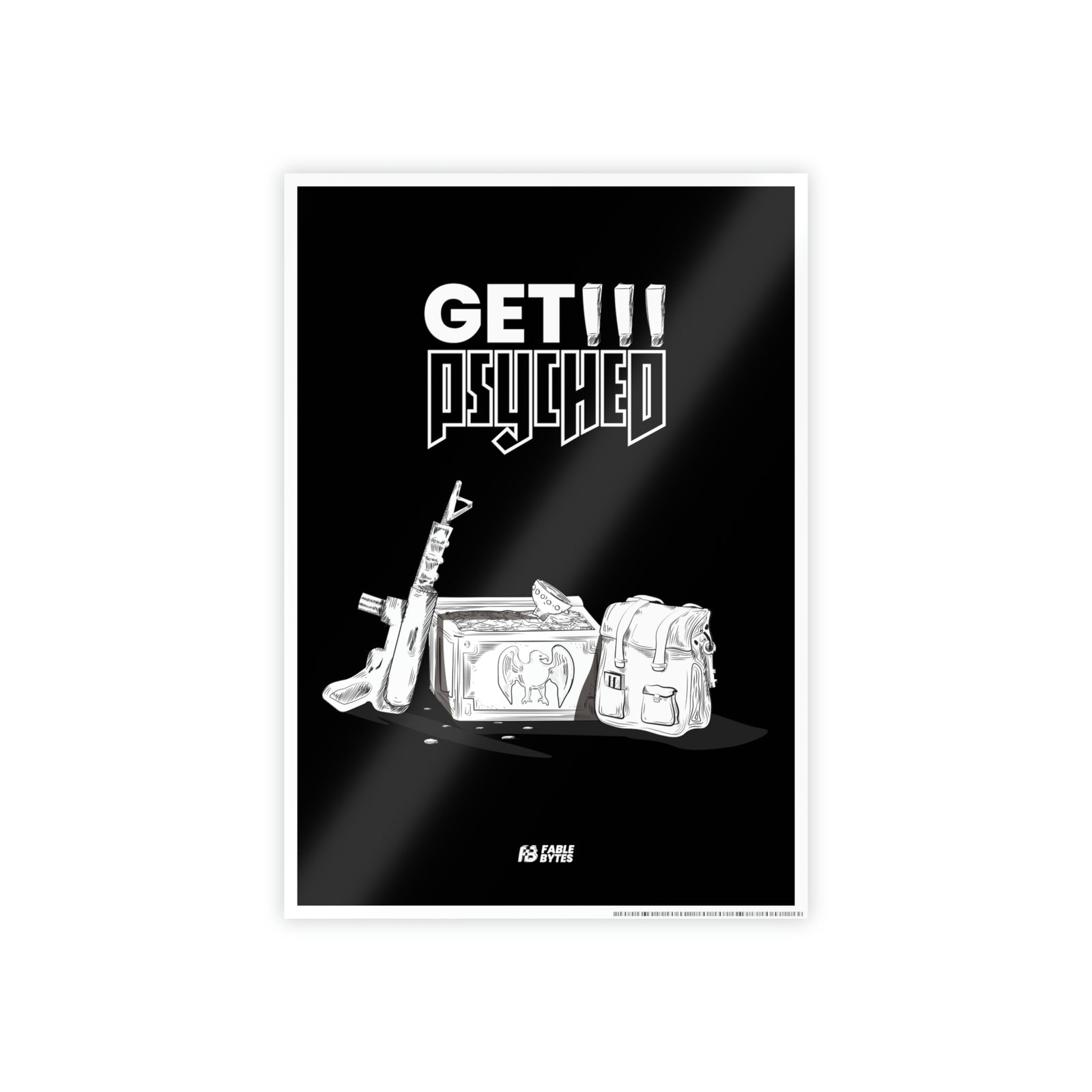 Wolfenstein 3D - Get Psyched - Glossy Posters