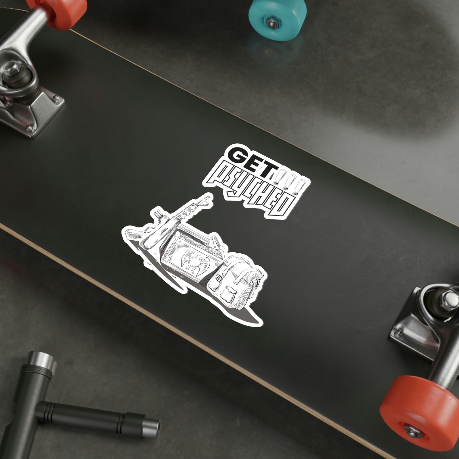 Wolfenstein 3D - Get Psyched - Stickers