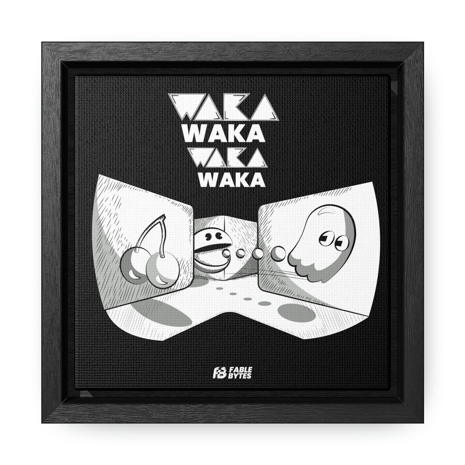 PacMan - WakaWaka - Framed Canvas