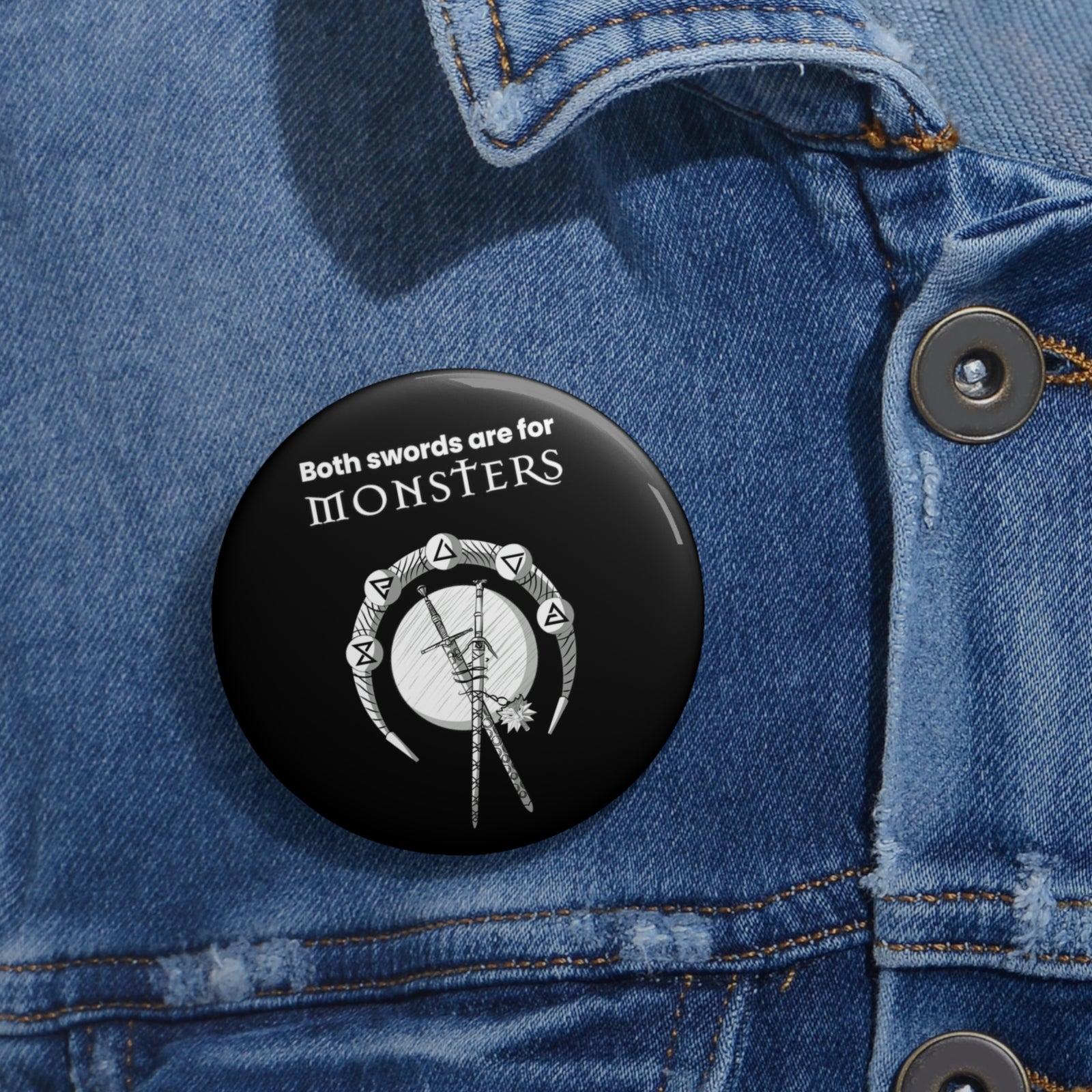 The Witcher - Swords - Buttons