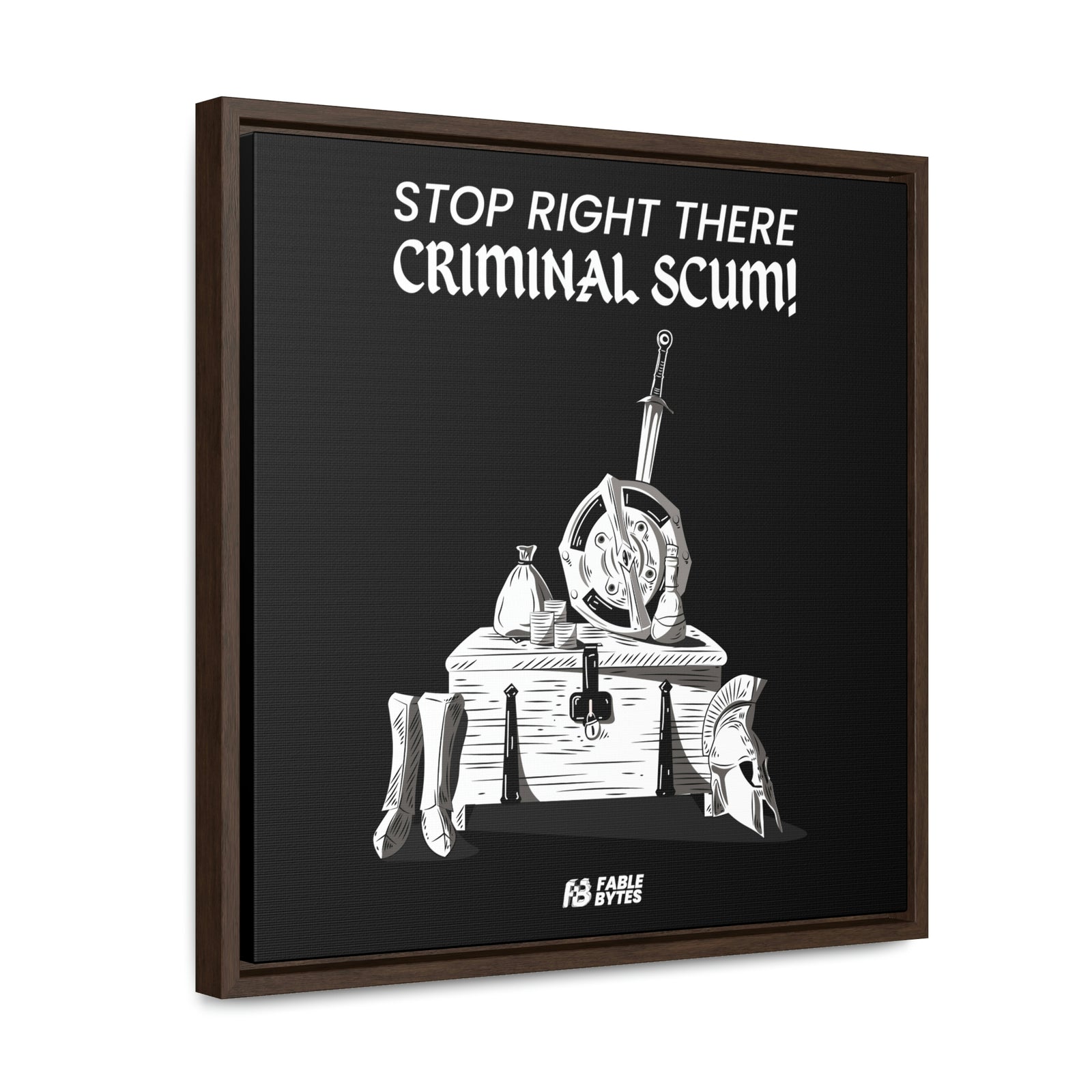 Oblivion - Guard - Framed Canvas