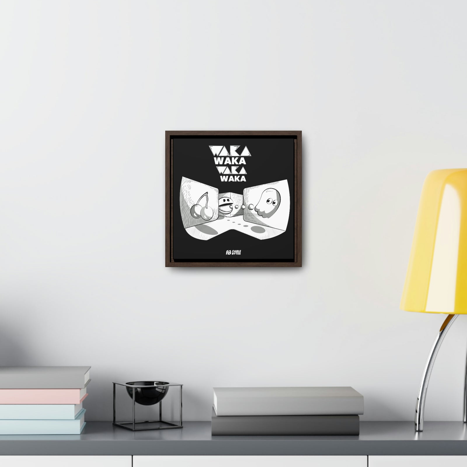 PacMan - WakaWaka - Framed Canvas