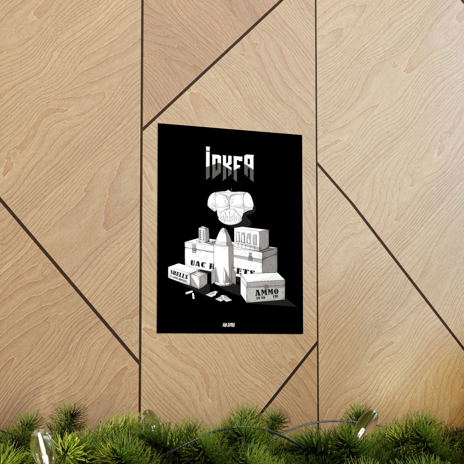 Doom - IDKFA - Matte Posters