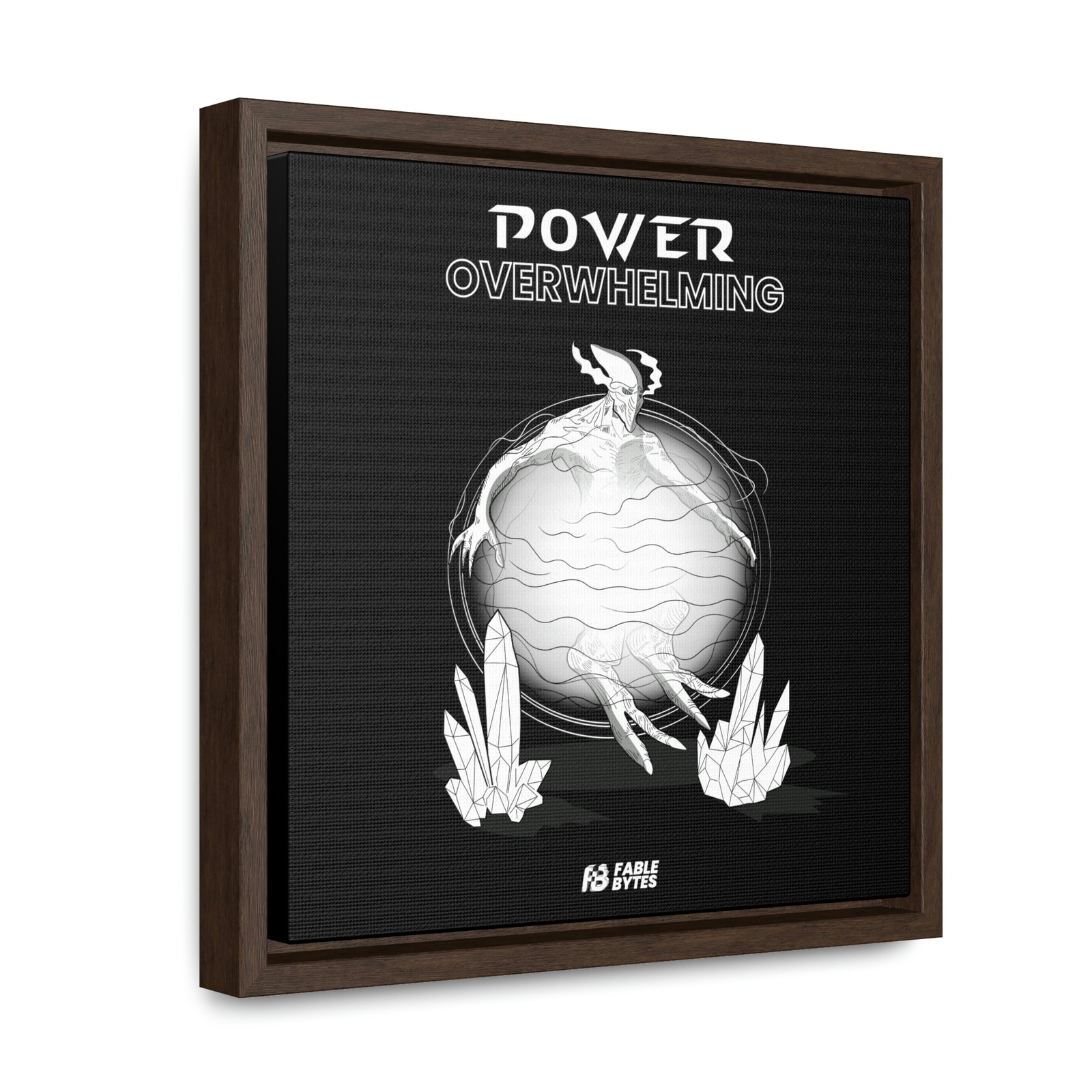Starcraft - Power Overwhelming - Framed Canvas