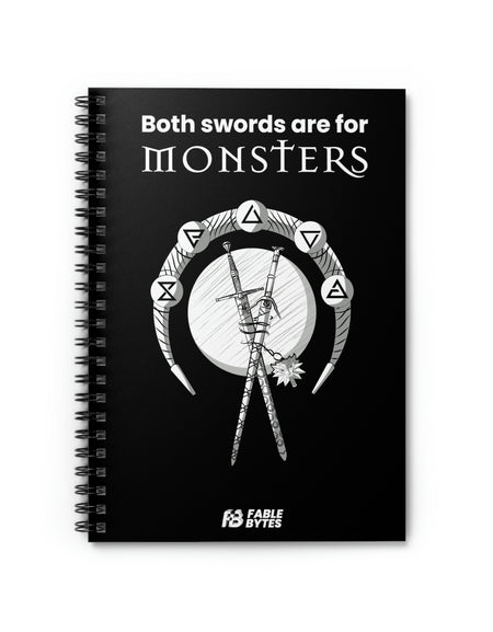The Witcher - Swords - Spiral Notebook