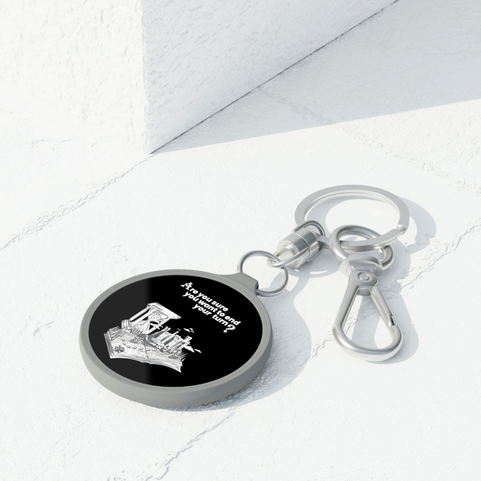 Heroes 3 - End Turn - Keyring Tag