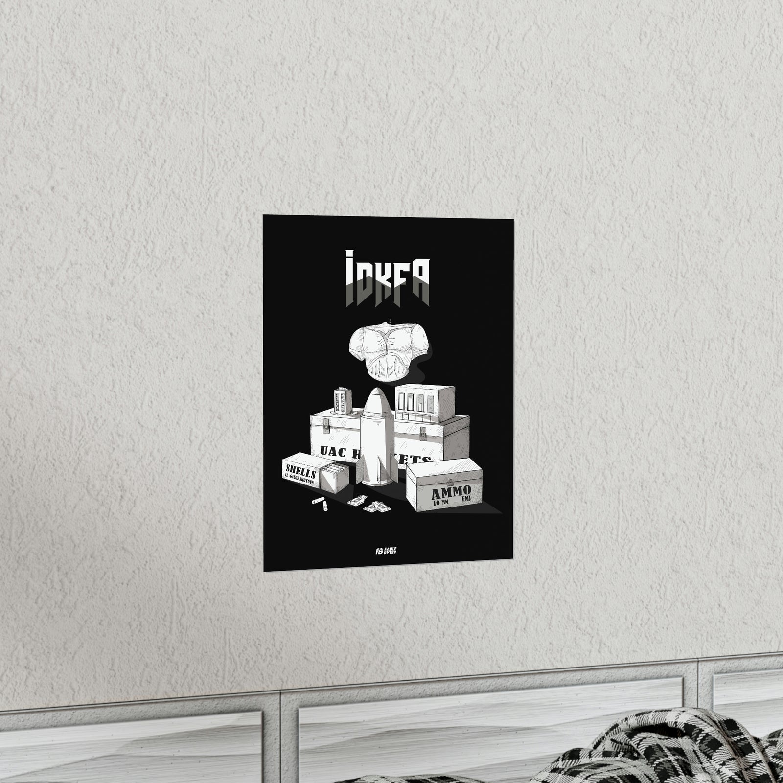 Doom - IDKFA - Matte Posters