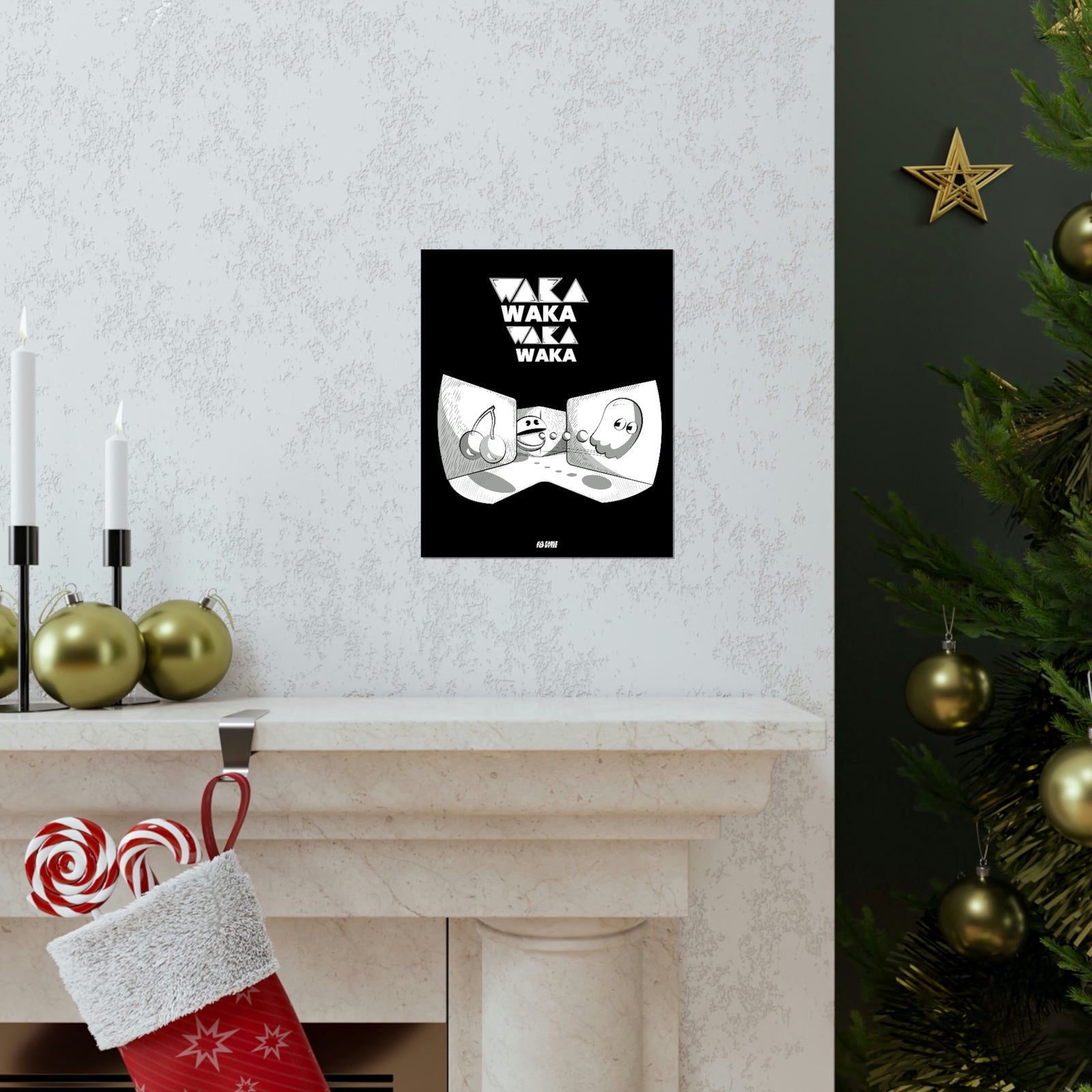 PacMan - WakaWaka - Matte Posters