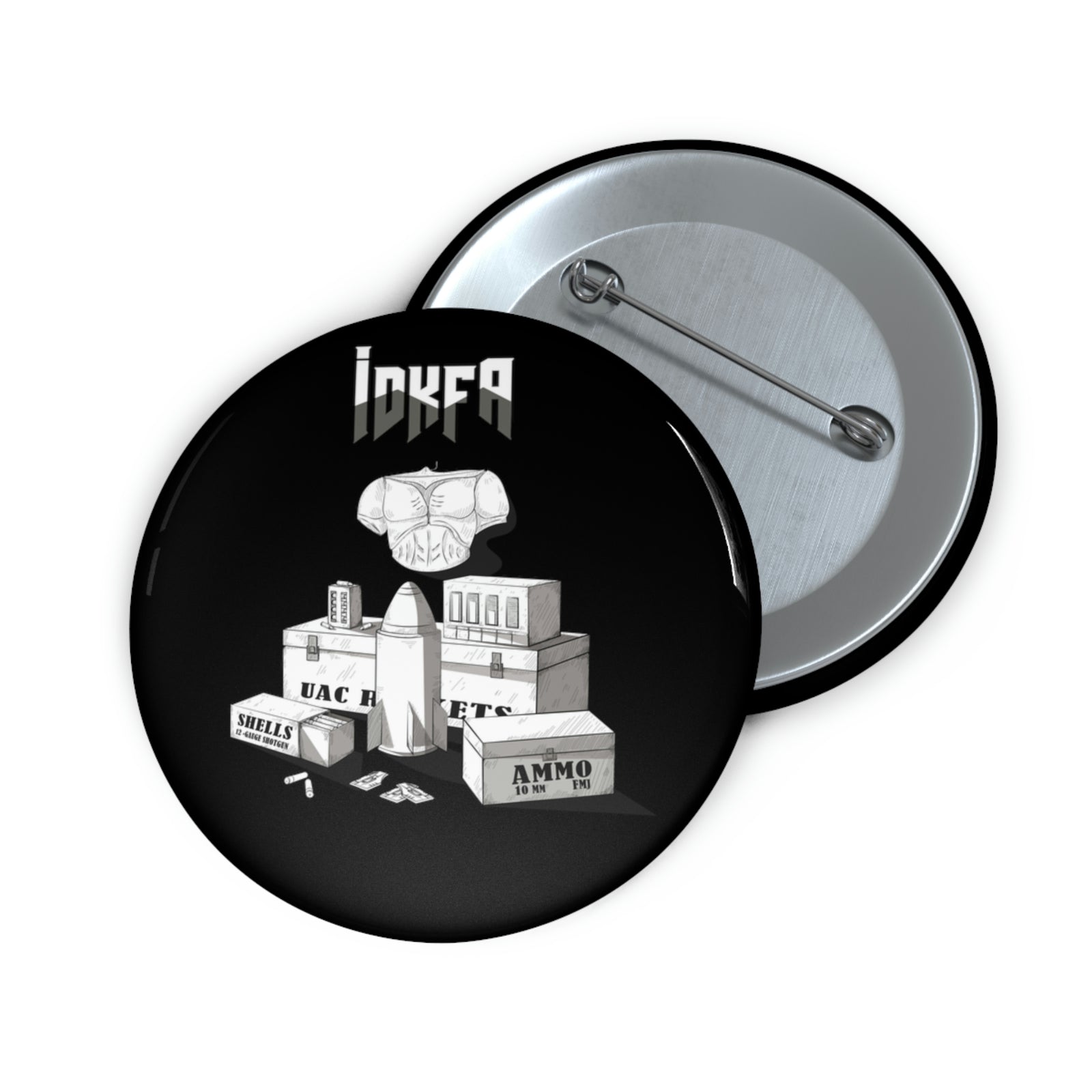 Doom - IDKFA - Pin Buttons