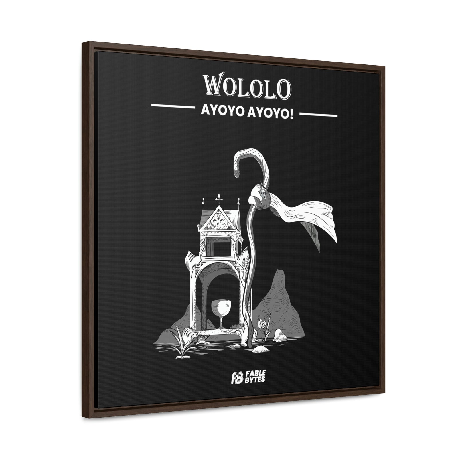 AoE - Wololo - Framed Canvas