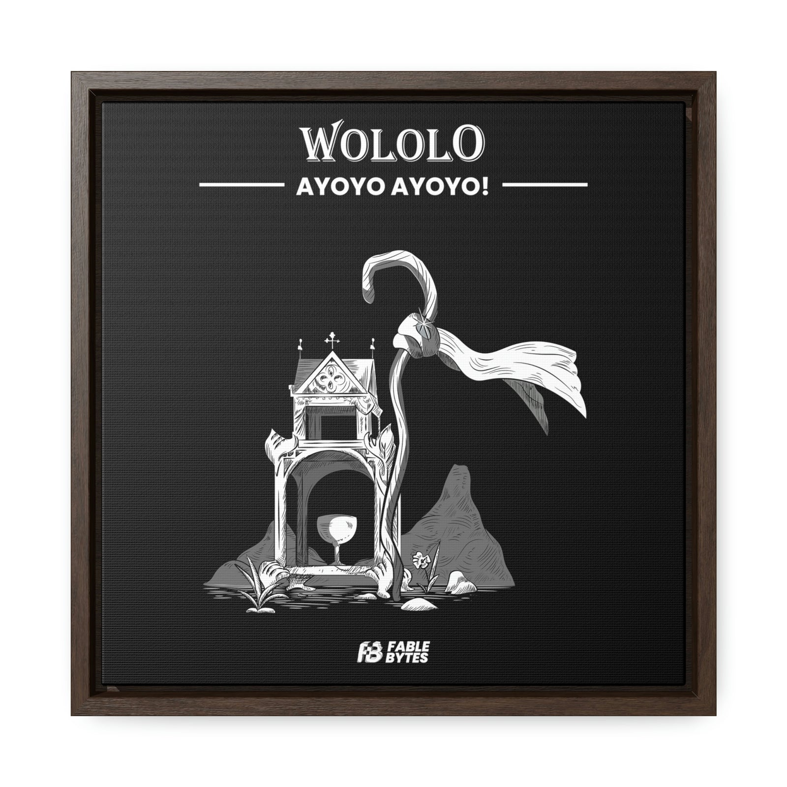 AoE - Wololo - Framed Canvas