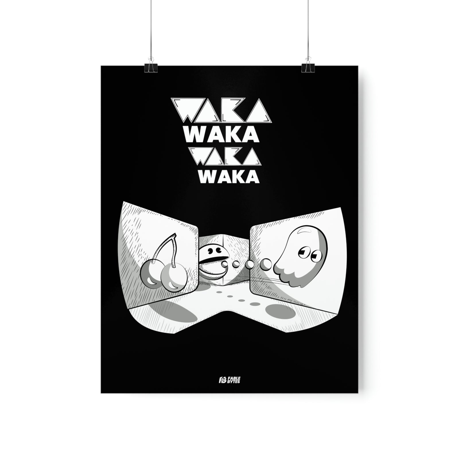 PacMan - WakaWaka - Matte Posters