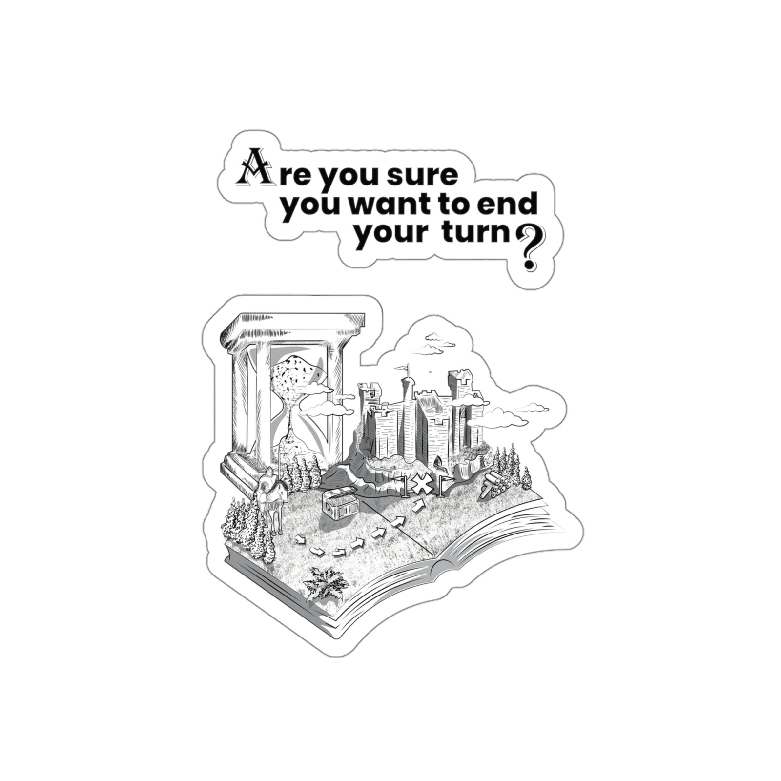 Heroes 3 - End Turn - Stickers