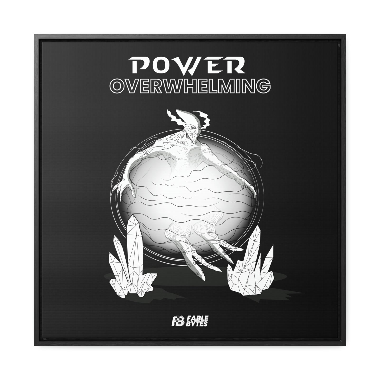 Starcraft - Power Overwhelming - Framed Canvas