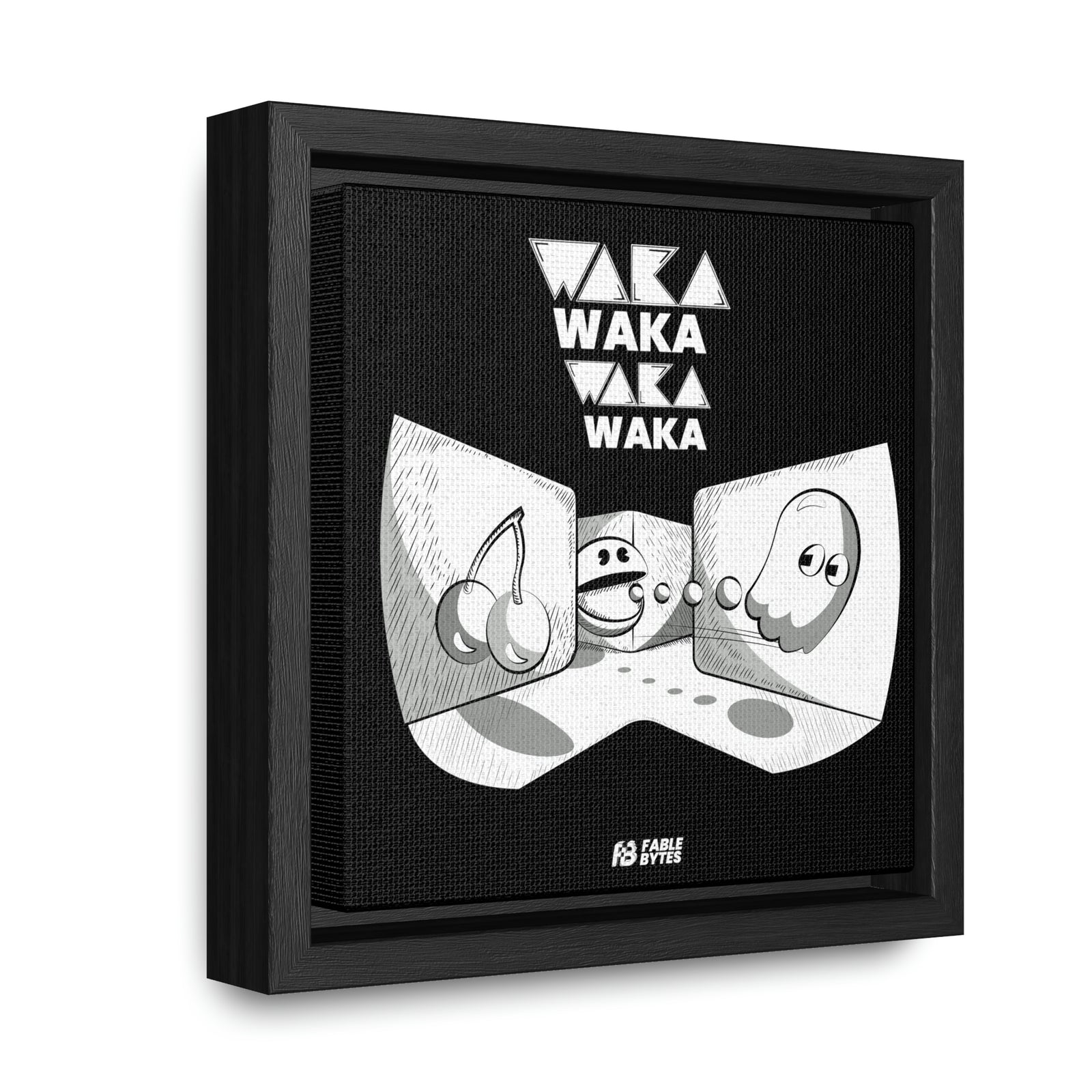 PacMan - WakaWaka - Framed Canvas