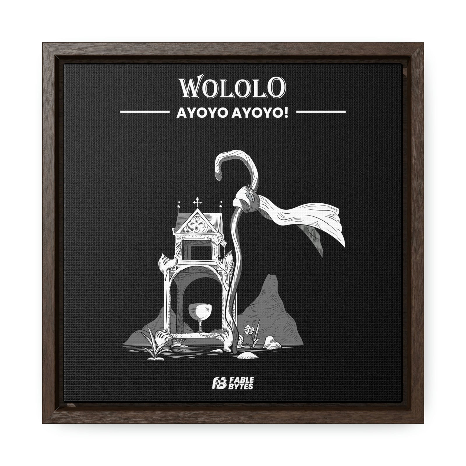 AoE - Wololo - Framed Canvas