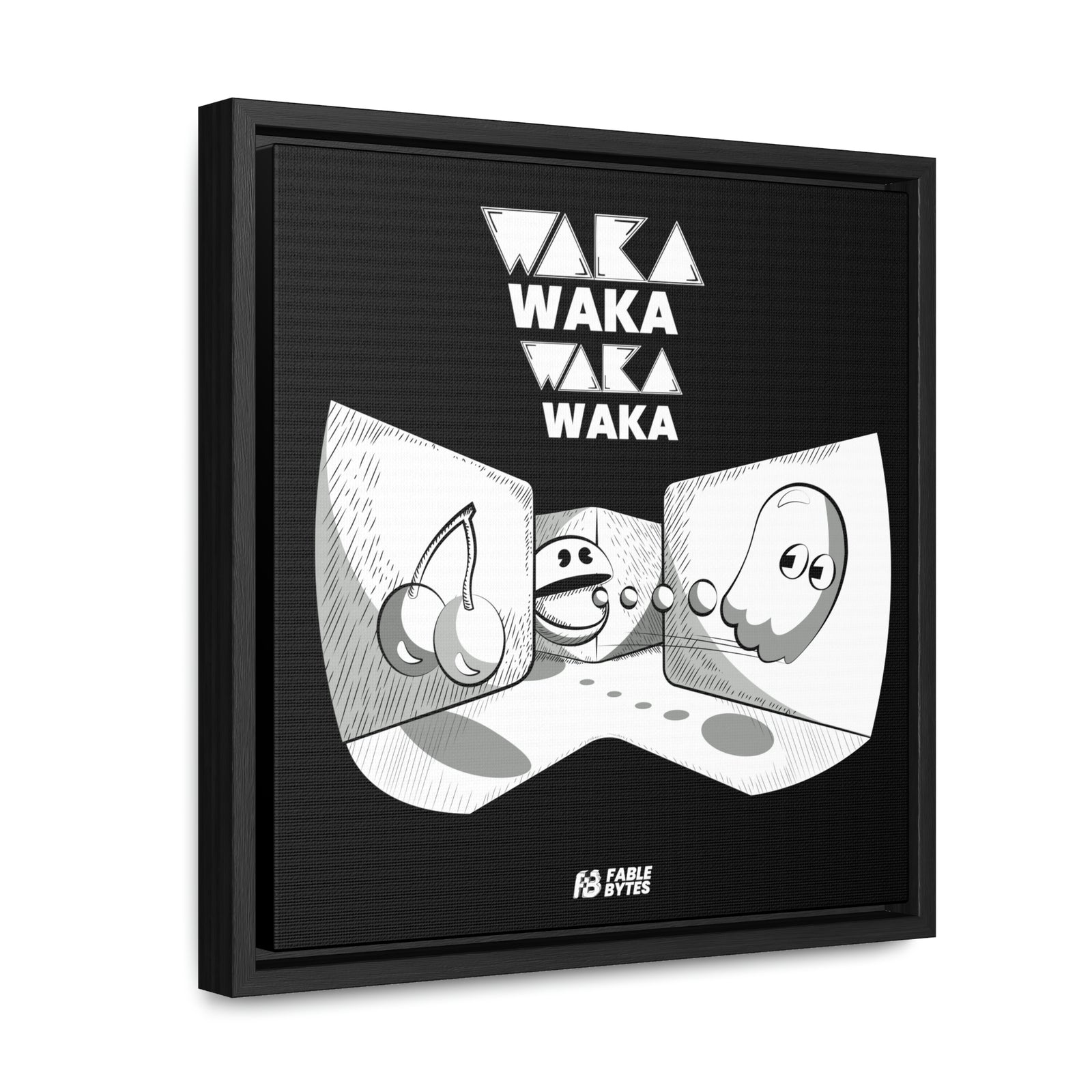 PacMan - WakaWaka - Framed Canvas