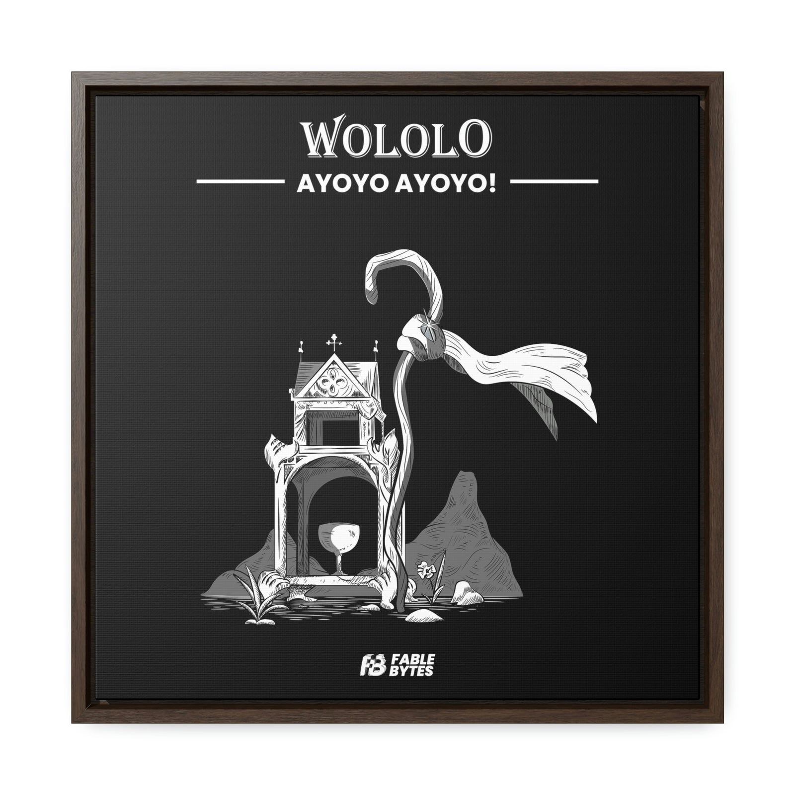AoE - Wololo - Framed Canvas