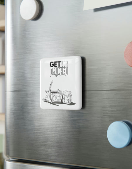 Wolfenstein 3D - Get Psyched - Porcelain Magnet