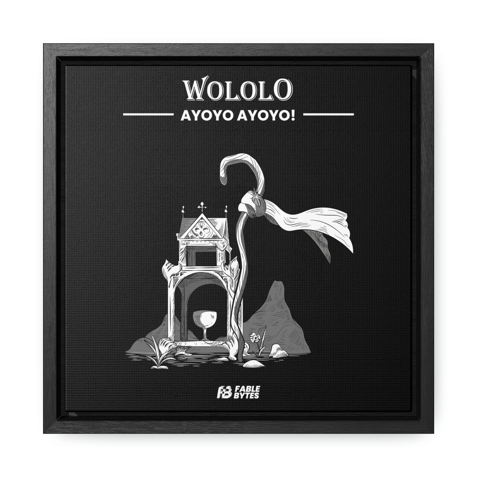 AoE - Wololo - Framed Canvas