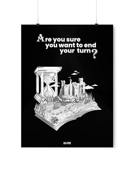 Heroes 3 - End Turn - Matte Posters