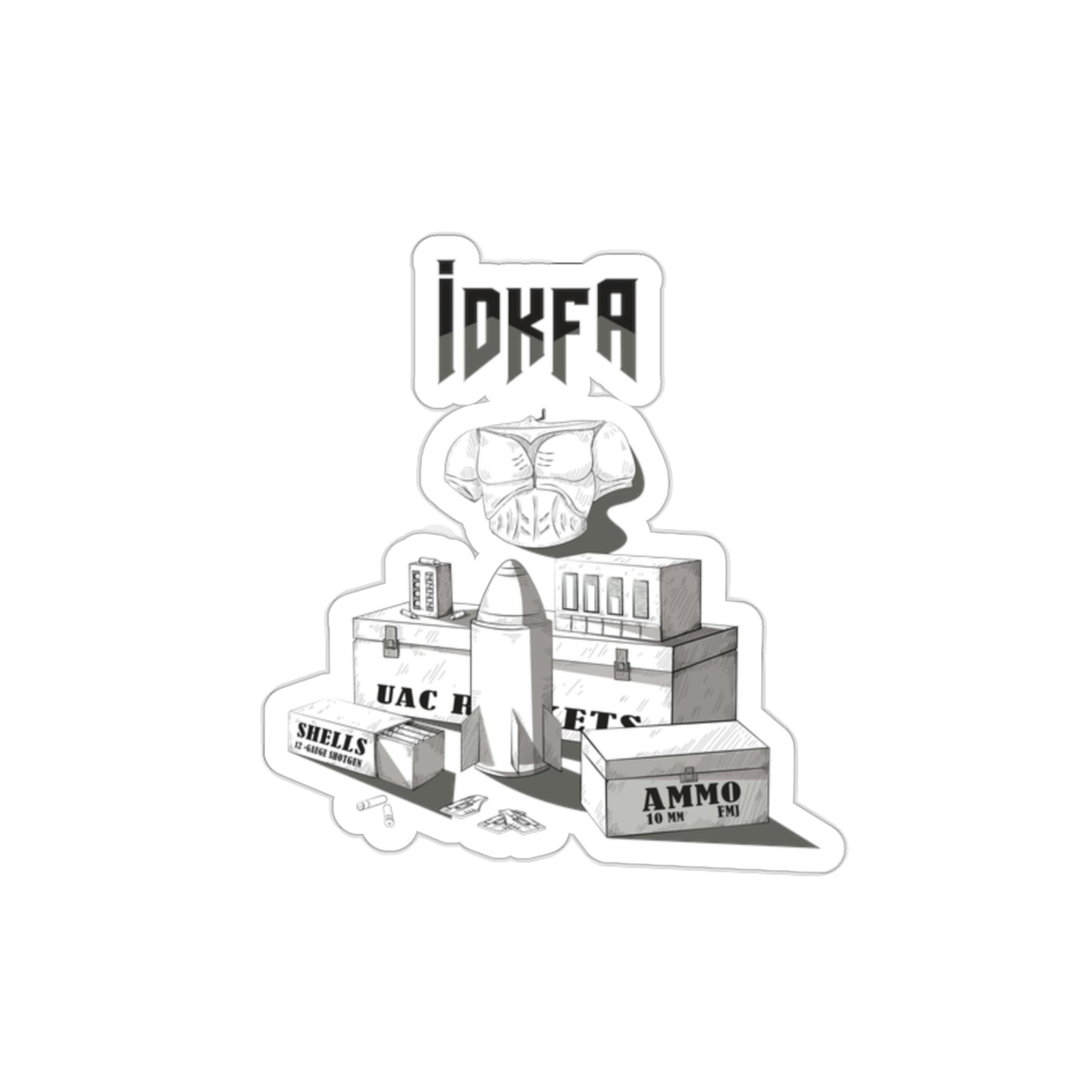 Doom - IDKFA - Stickers