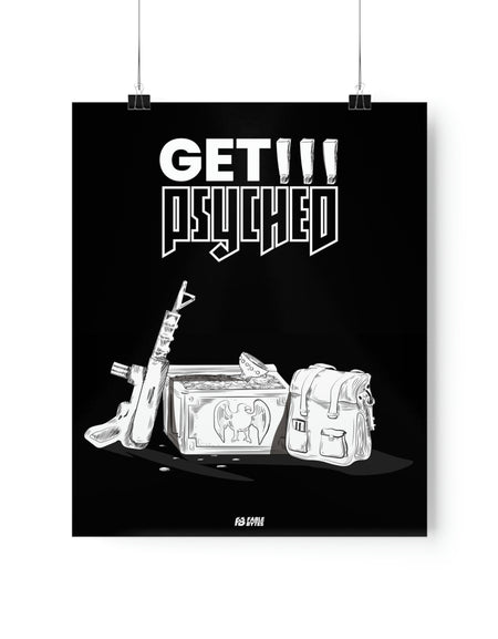 Wolfenstein 3D - Get Psyched - Matte Posters