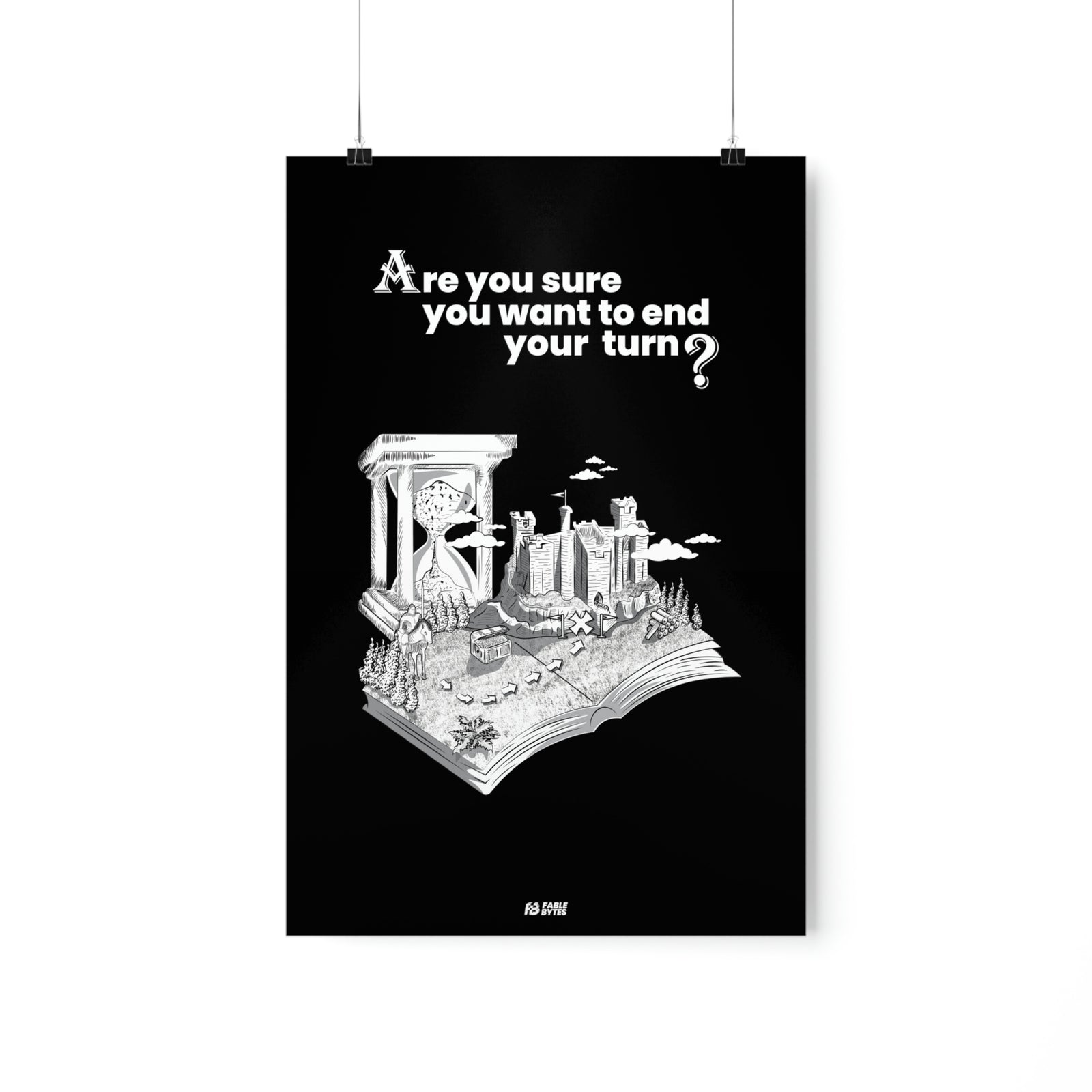 Heroes 3 - End Turn - Matte Posters