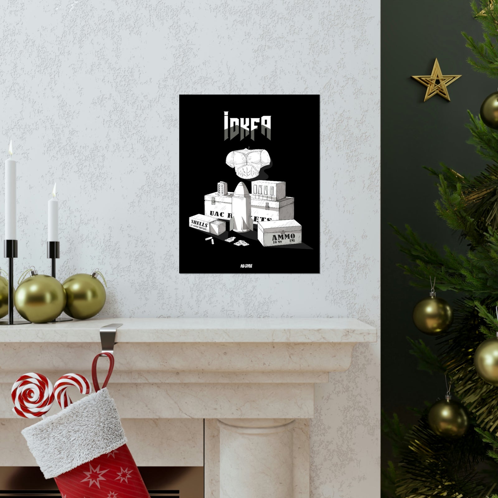 Doom - IDKFA - Matte Posters