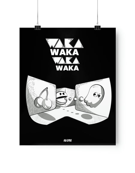 PacMan - WakaWaka - Matte Posters