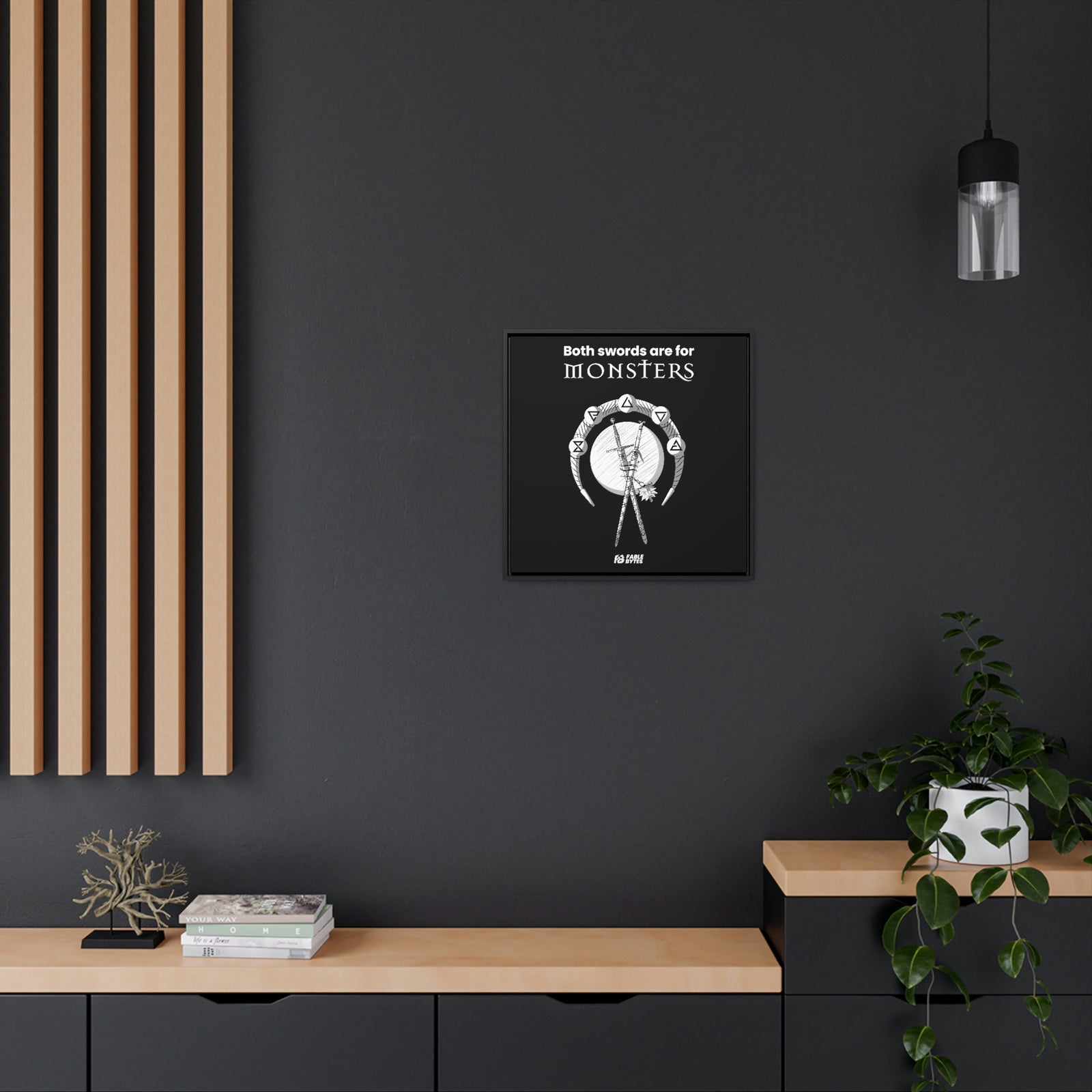 The Witcher - Swords - Framed Canvas