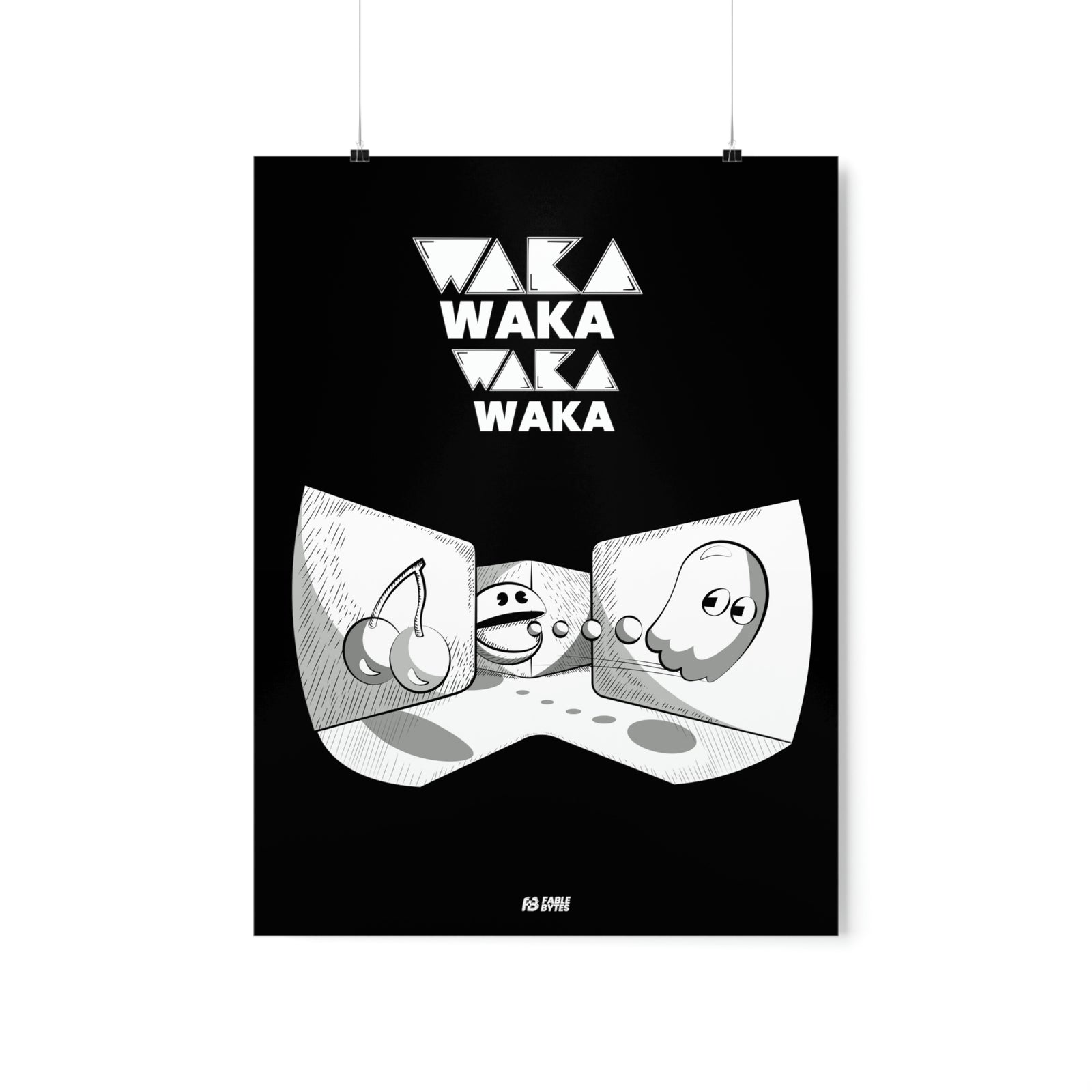 PacMan - WakaWaka - Matte Posters