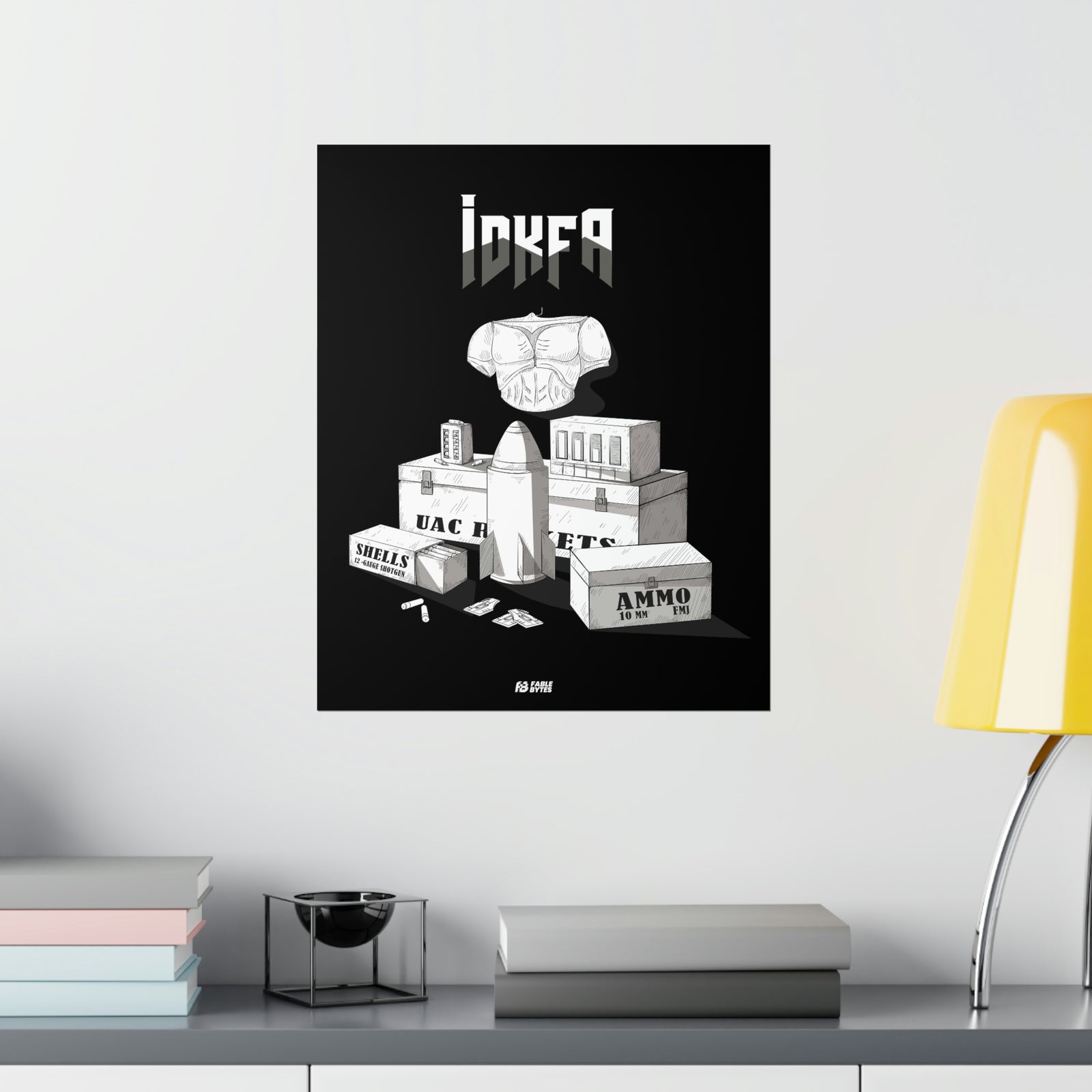 Doom - IDKFA - Matte Posters