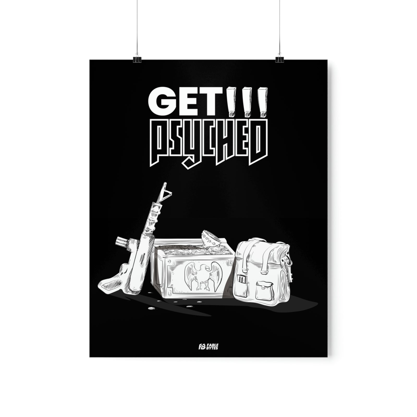 Wolfenstein 3D - Get Psyched - Matte Posters