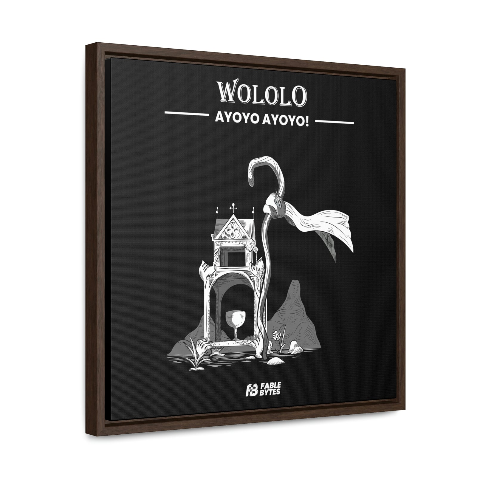 AoE - Wololo - Framed Canvas