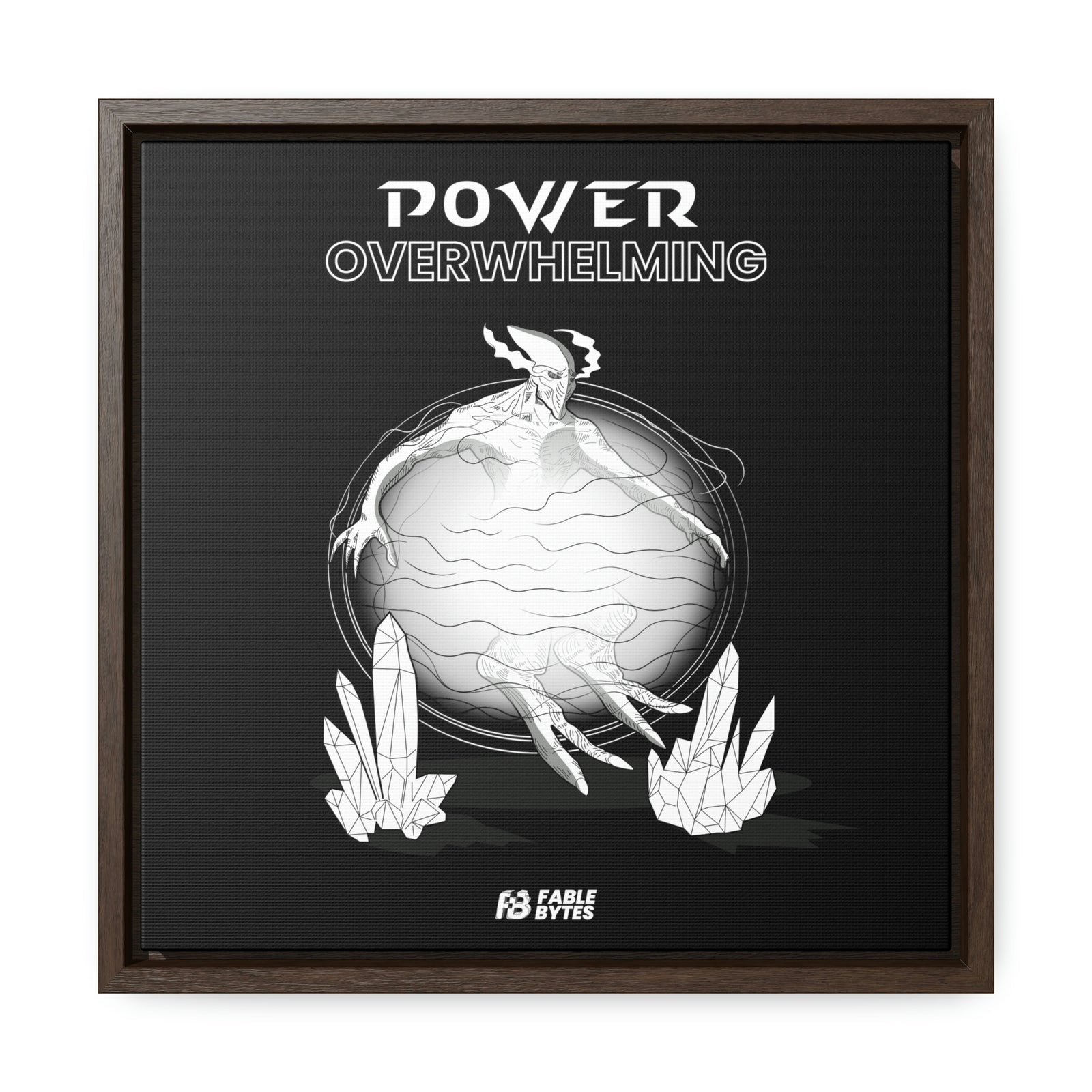 Starcraft - Power Overwhelming - Framed Canvas