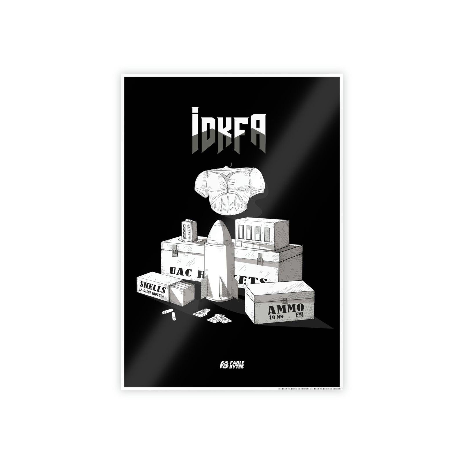 Doom - IDKFA - Glossy Posters