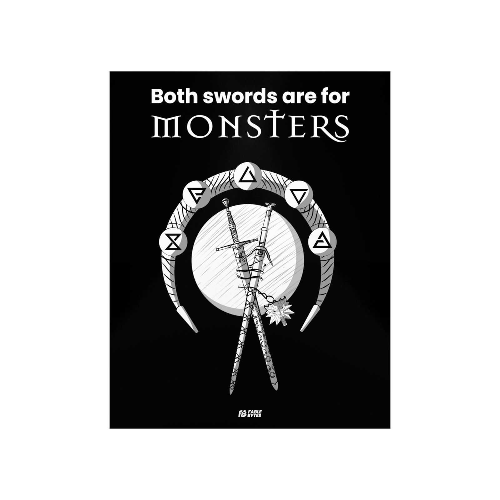 The Witcher - Swords - Matte Posters