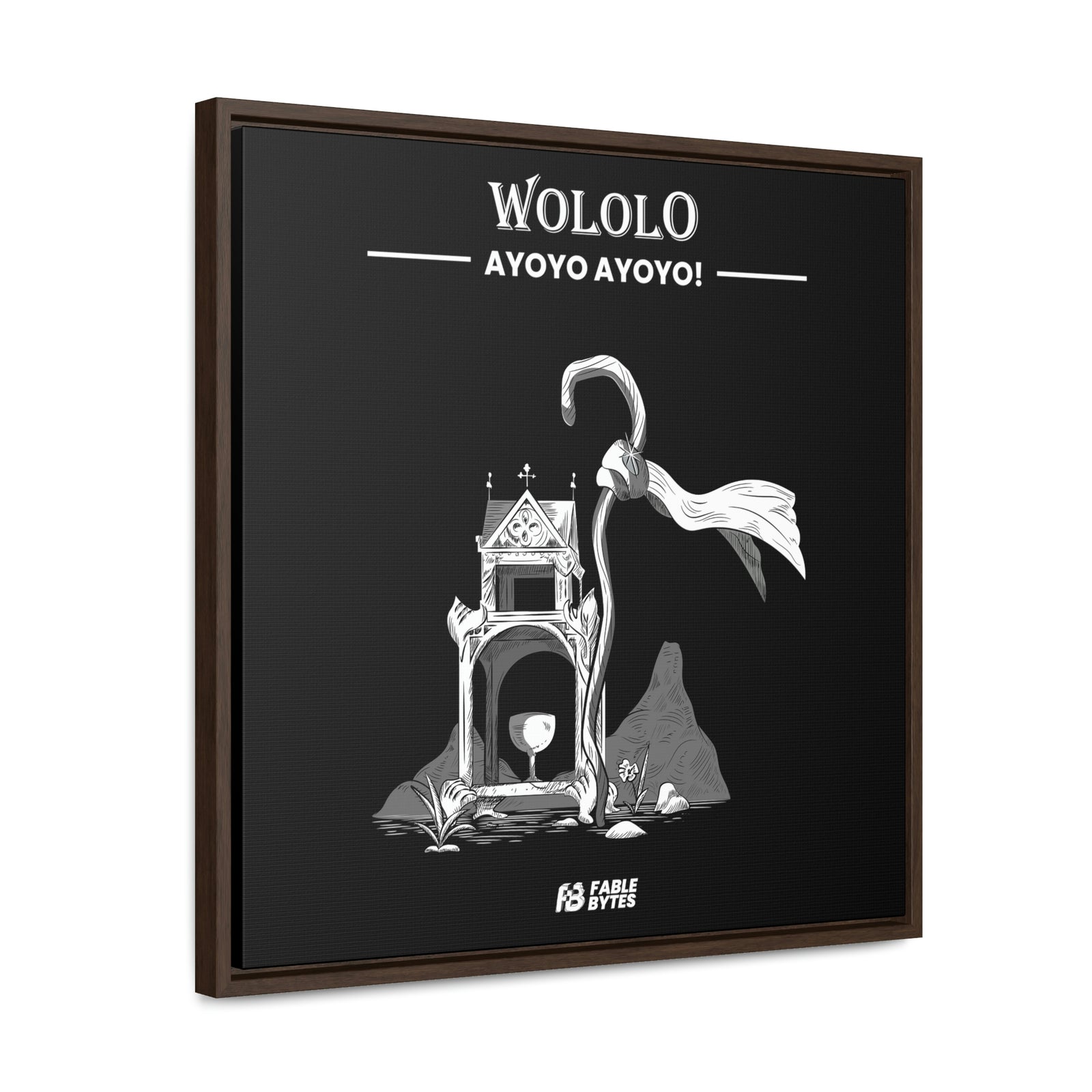 AoE - Wololo - Framed Canvas