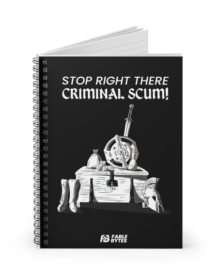 Oblivion - Guard - Spiral Notebook