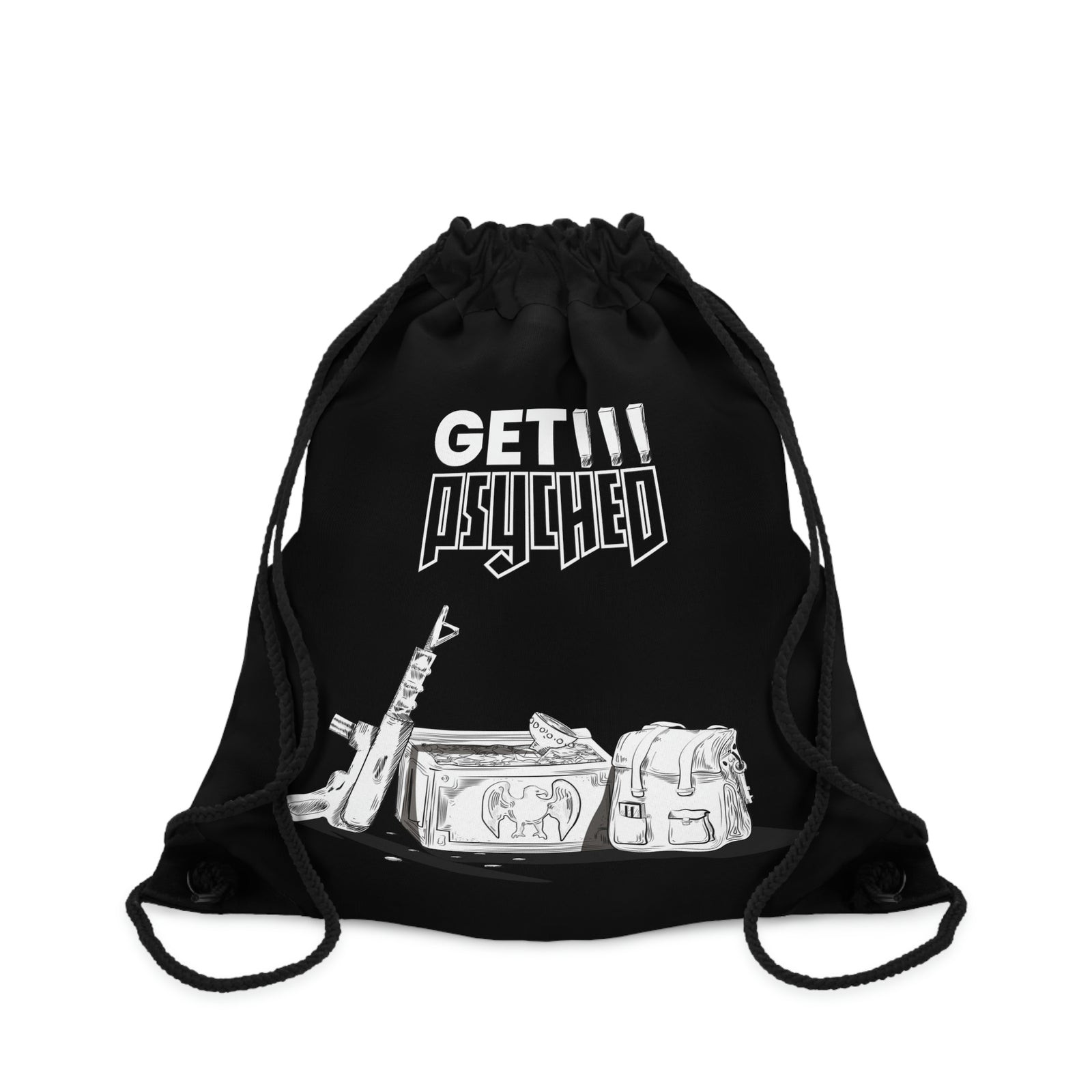 Wolfenstein 3D - Get Psyched - Drawstring Bag