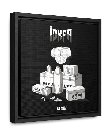 Doom - IDKFA - Framed Canvas