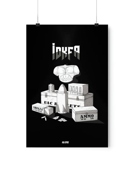 Doom - IDKFA - Matte Posters