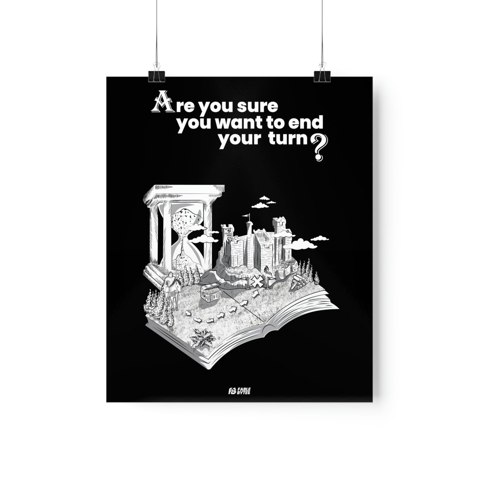 Heroes 3 - End Turn - Matte Posters