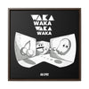 PacMan - WakaWaka - Framed Canvas