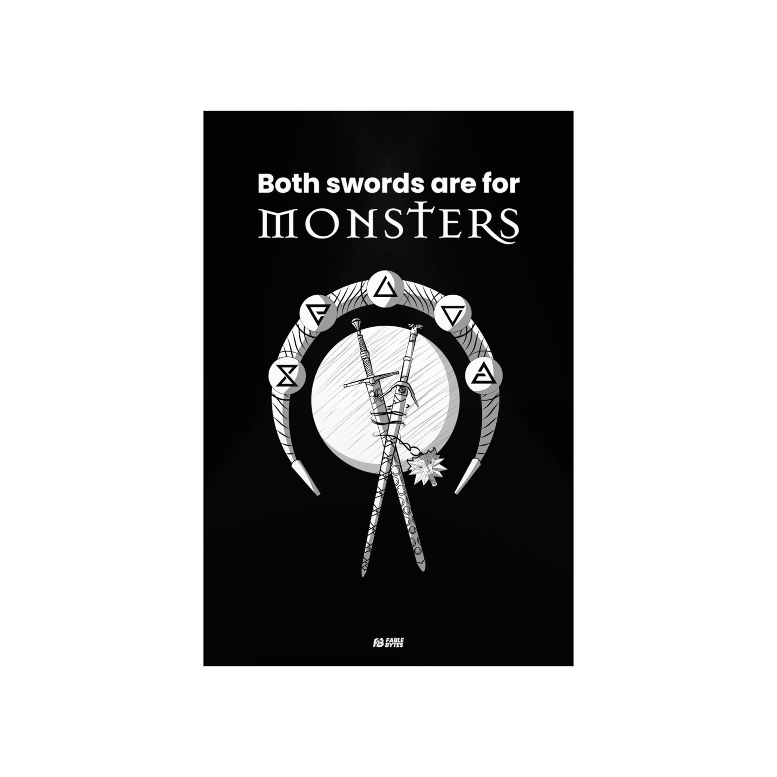 The Witcher - Swords - Matte Posters